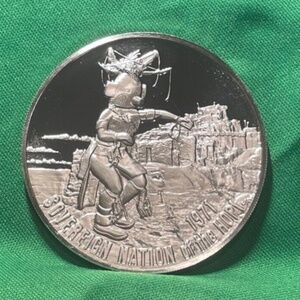 1971 Sovereign Nation of the Hopi Indian Tribe .999 Silver Proof Round